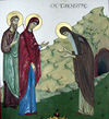 St. Shio the Anchorite with the Theotokos and St. John the Forerunner
