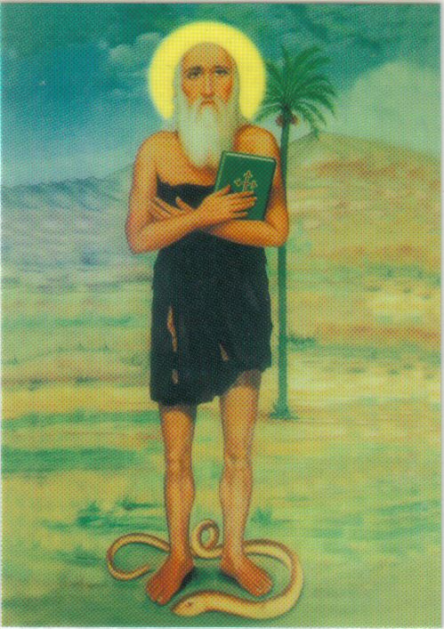 Coptic icon of St. Barsoum El-Erian